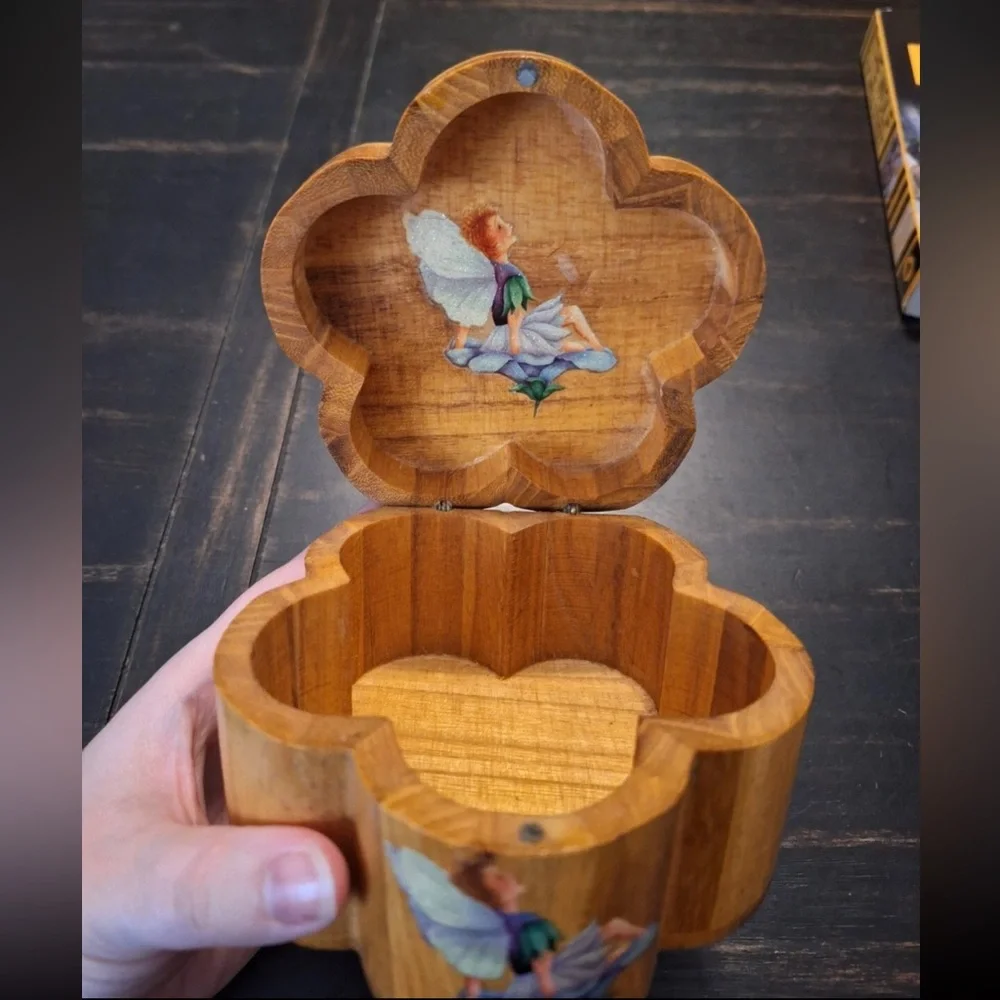 Wooden Fairy Jewelry Box